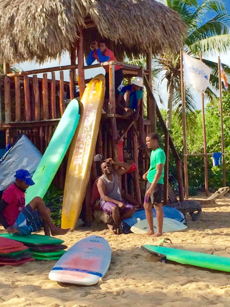 On the Beach in the Dominican Republic