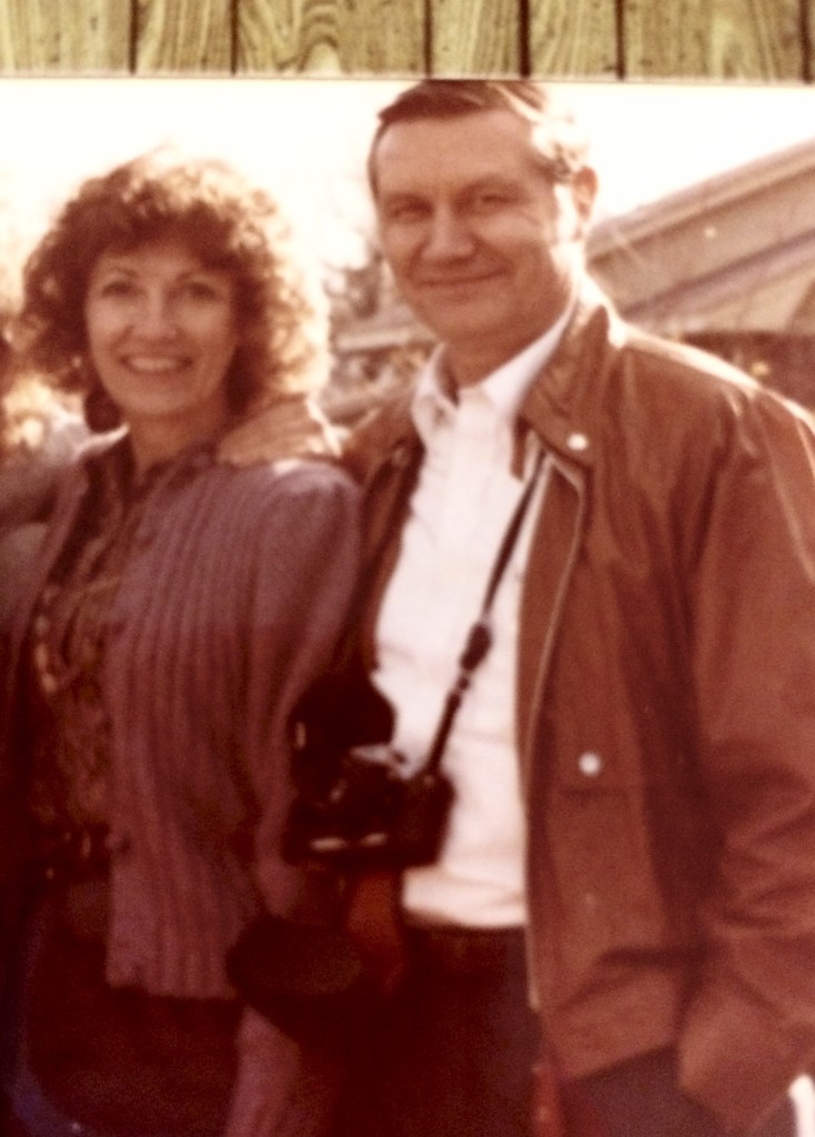 Mom and Dad with the ever present camera around his neck--circa 1980's